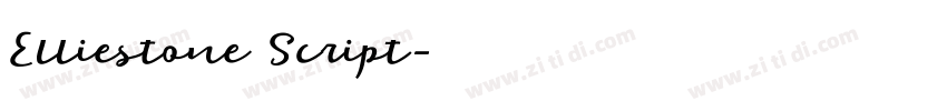 Elliestone Script字体转换 Elliestone Script字体转换